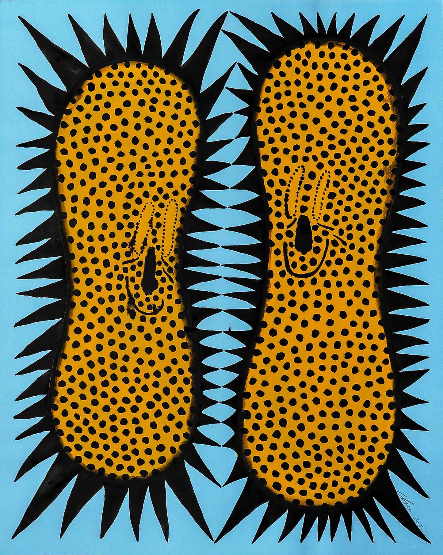 Two Peanuts are Crying for Being Eaten Alive